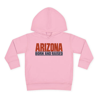 Arizona Born and Raised Modern Streetwear Unisex Toddler Pullover Fleece Hoodie