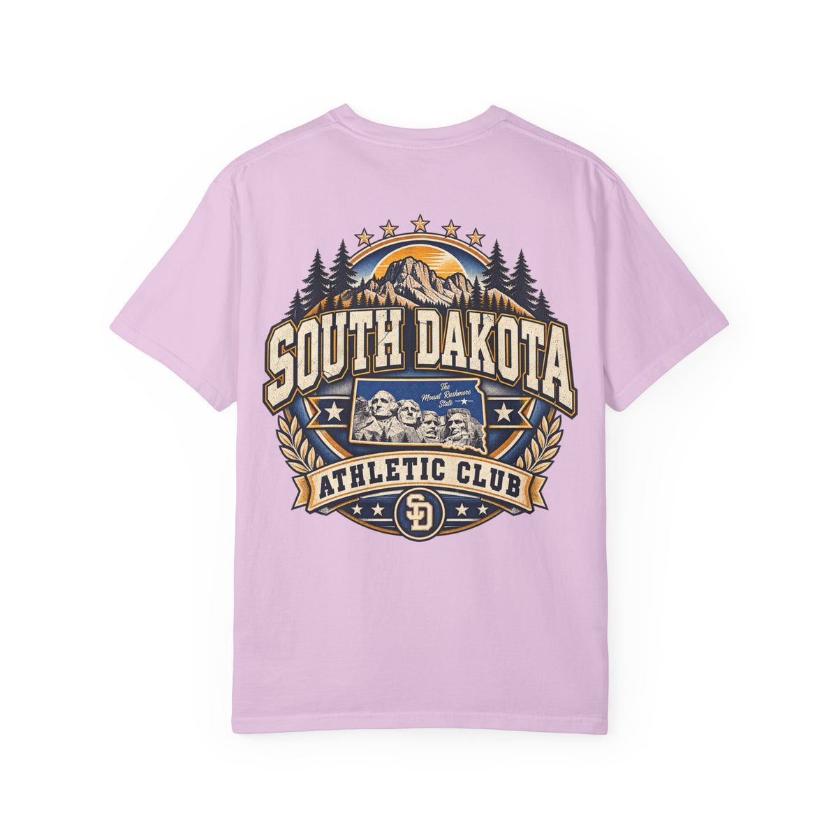 South Dakota Athletic Club Unisex Comfort Color 1717 Streetwear Graphic Tee