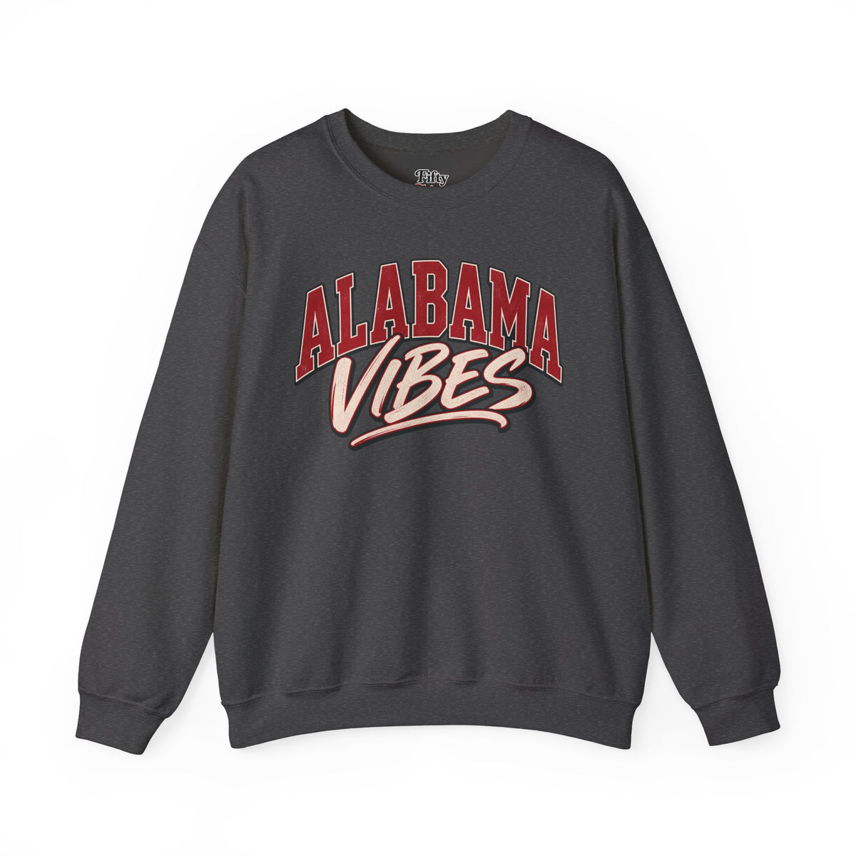 Alabama Vibes Unisex Crewneck Sweatshirt State Name Graphic