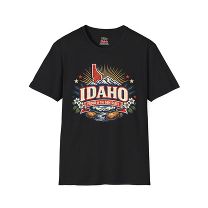 Idaho State Pride Unisex Softstyle T Shirt State Pride Graphic Tee Collections FS03