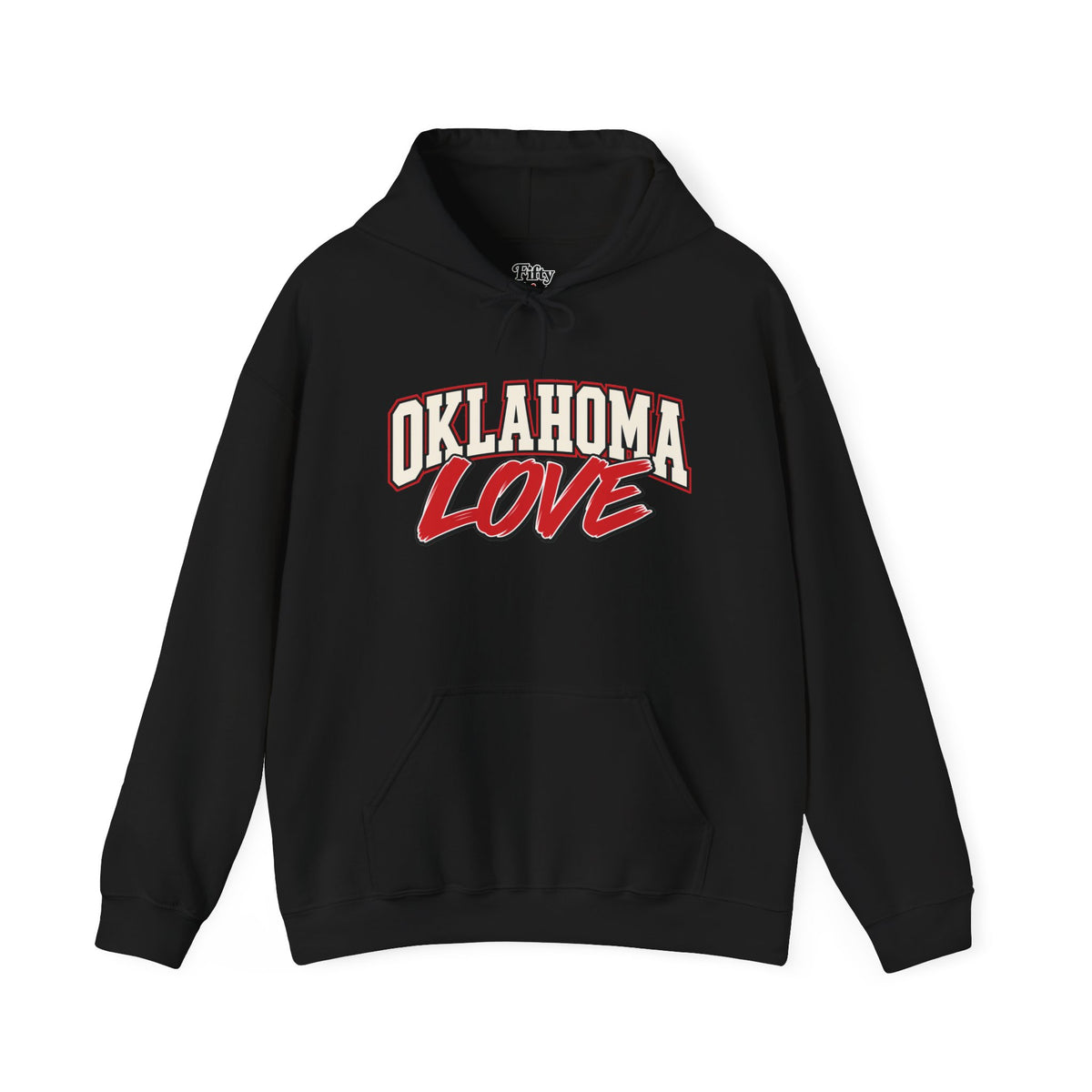 Oklahoma Love Unisex Hoodie State Name Graphic