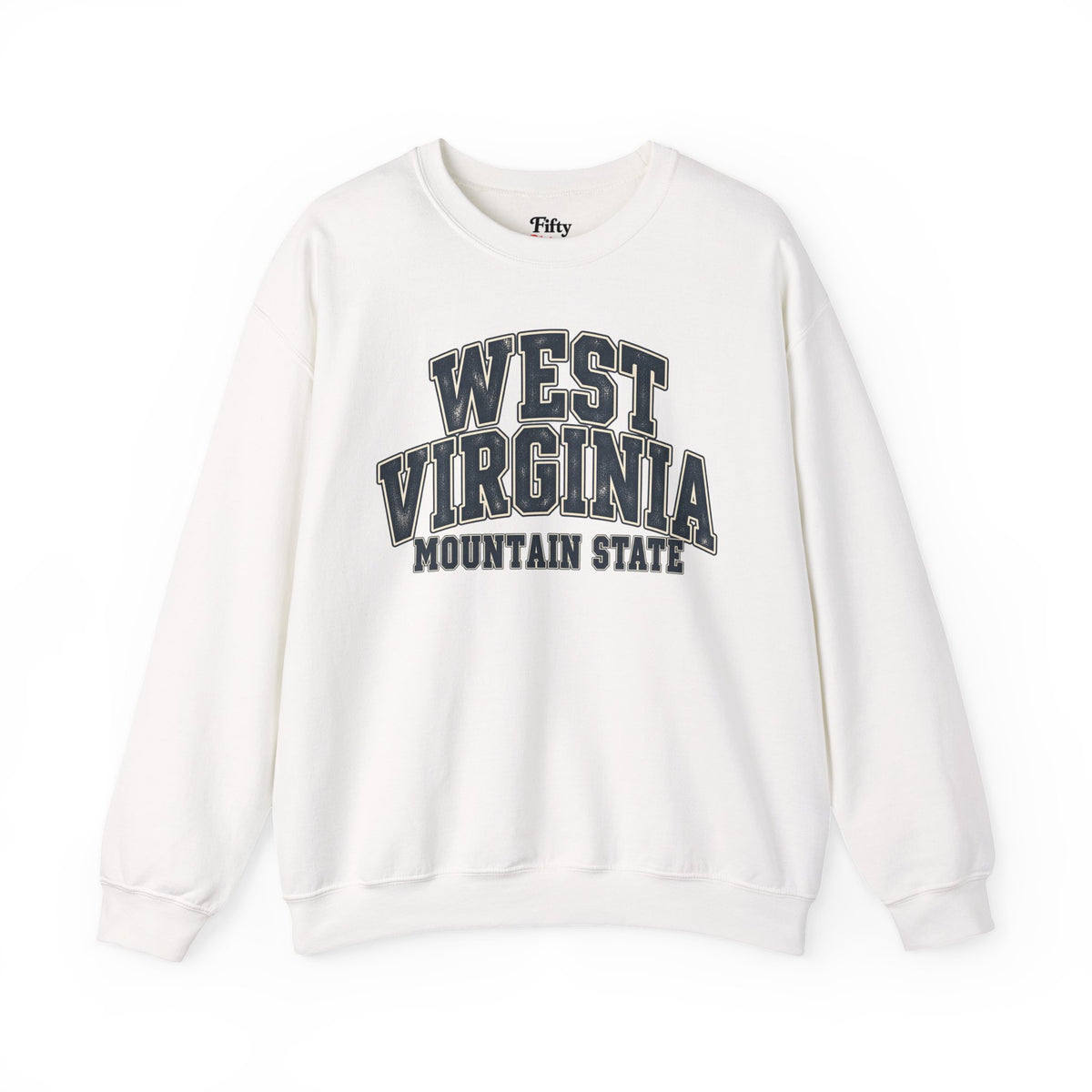 West Virginia Mountain State Unisex Crewneck Sweatshirt State Name Graphic