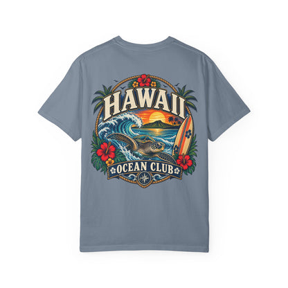 Hawaii Ocean Club Unisex Comfort Color 1717 Streetwear Graphic Tee