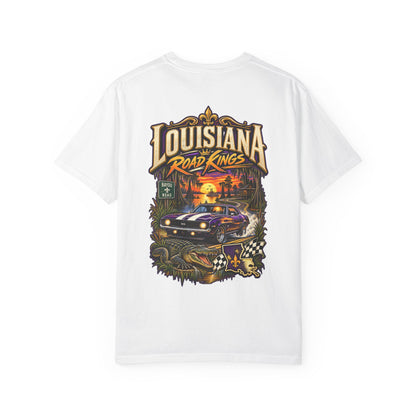 Louisiana Bayou Road Kings Unisex Comfort Color 1717 Streetwear Graphic Tee