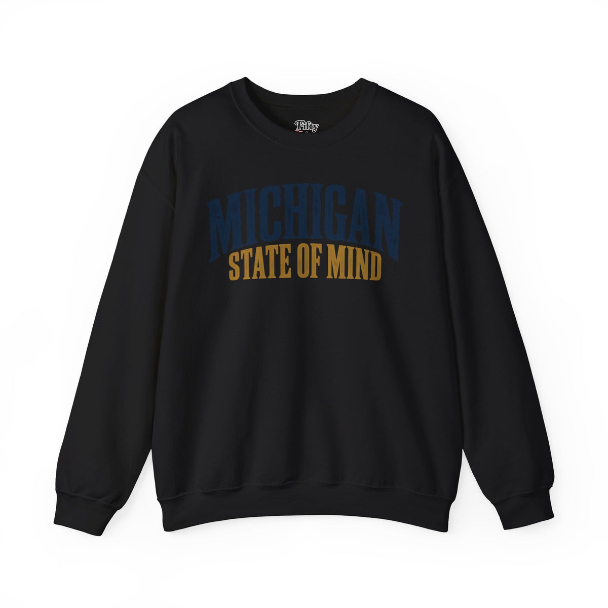 Michigan State of Mind Unisex Crewneck Sweatshirt State Name Graphic