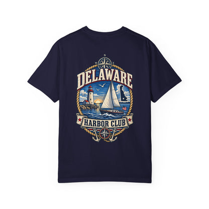 Delaware Harbor Club  Unisex Comfort Color 1717 Streetwear Graphic Tee
