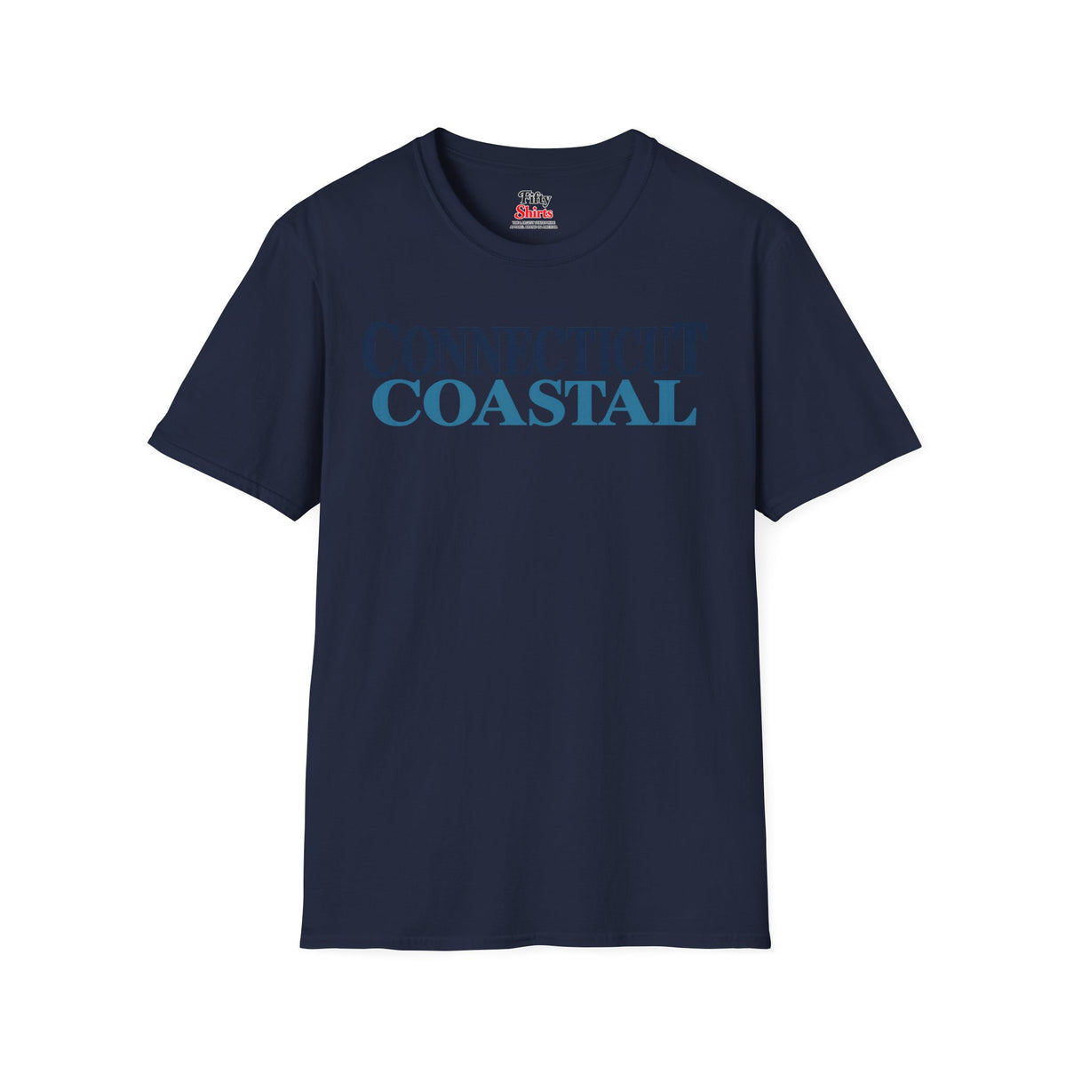Connecticut Coastal Unisex Softstyle T Shirt State Name Graphic Tee Unisex Softstyle T Shirt State Name Graphic Tee