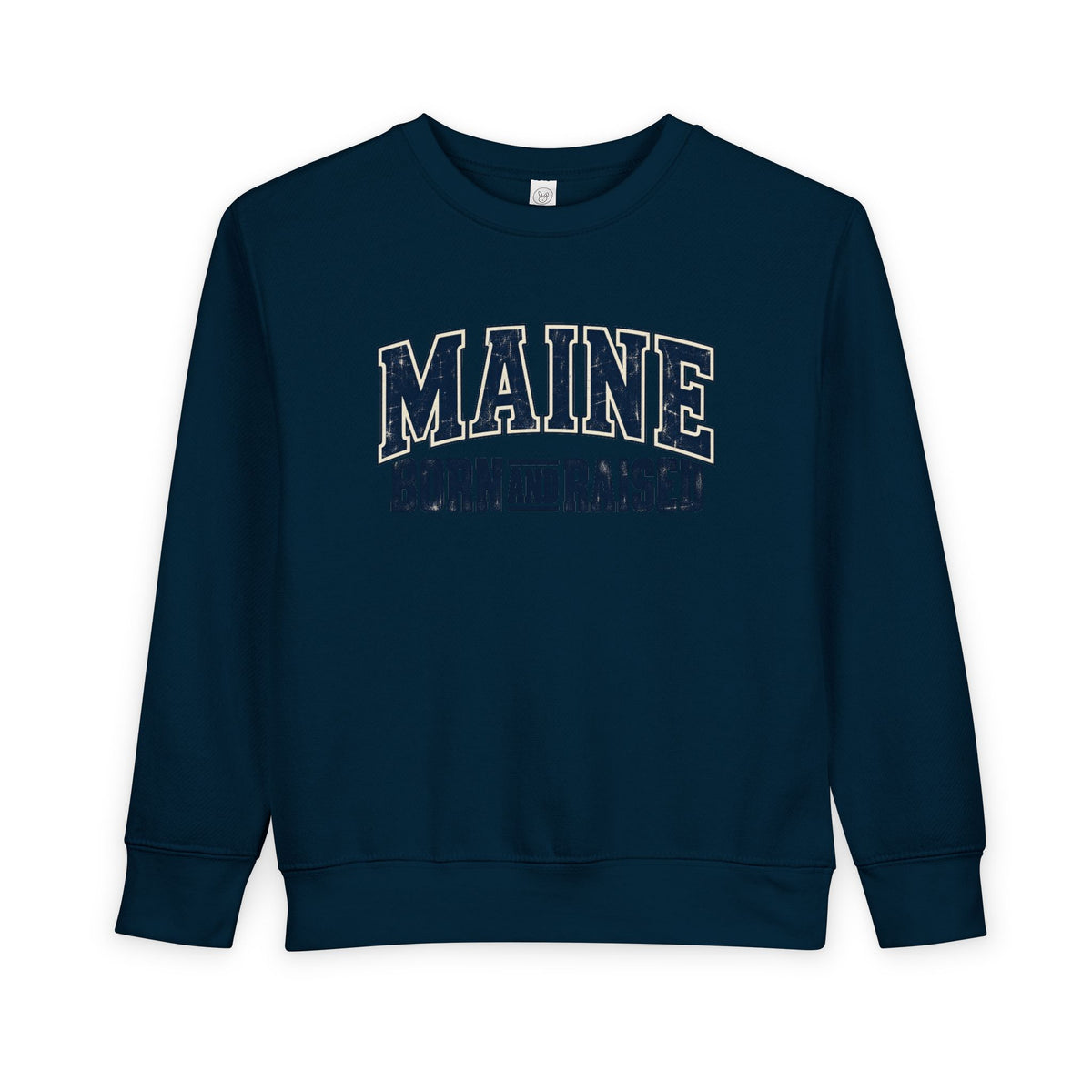 Maine Born and Raised Timeless Heritage Unisex Toddler Sweatshirt