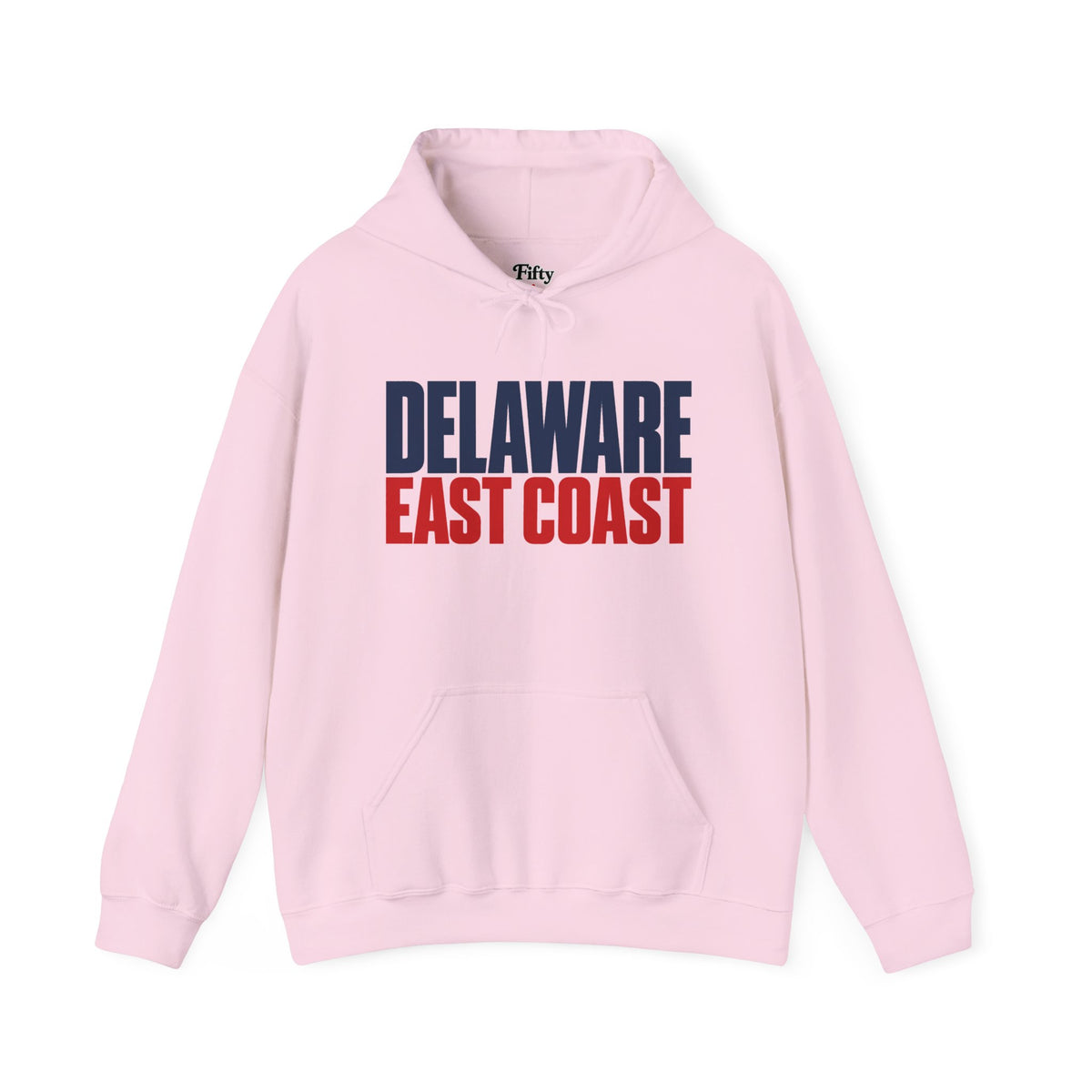 Delaware East Coast Unisex Hoodie State Name Graphic