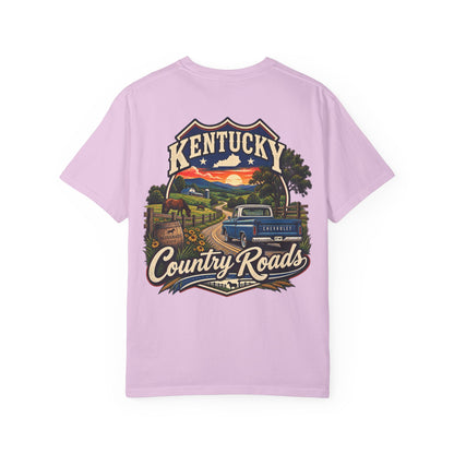 Kentucky Country Roads Unisex Comfort Color 1717 Streetwear Graphic Tee
