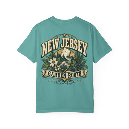 New Jersey Garden Roots Unisex Comfort Color 1717 Streetwear Graphic Tee