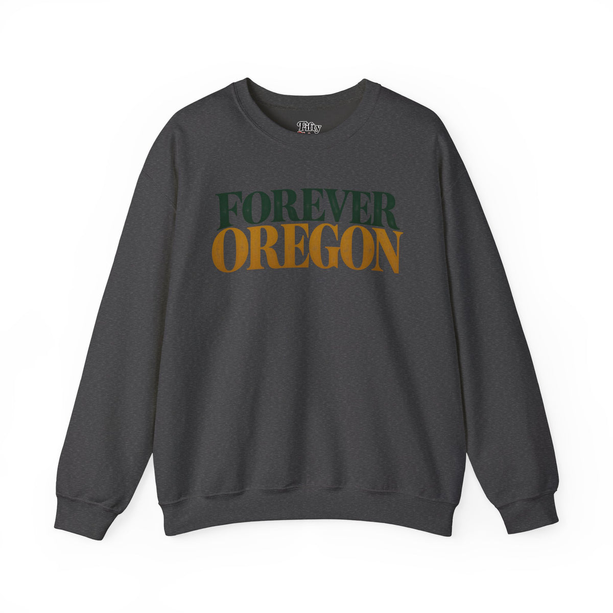 Forever Oregon Unisex Crewneck Sweatshirt State Name Graphic