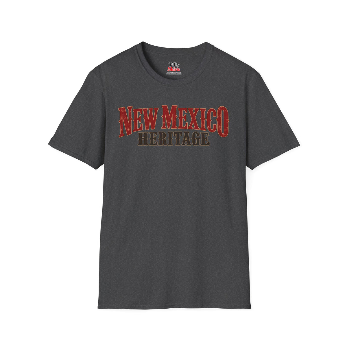 New Mexico Heritage Unisex Softstyle T Shirt State Name Graphic Tee