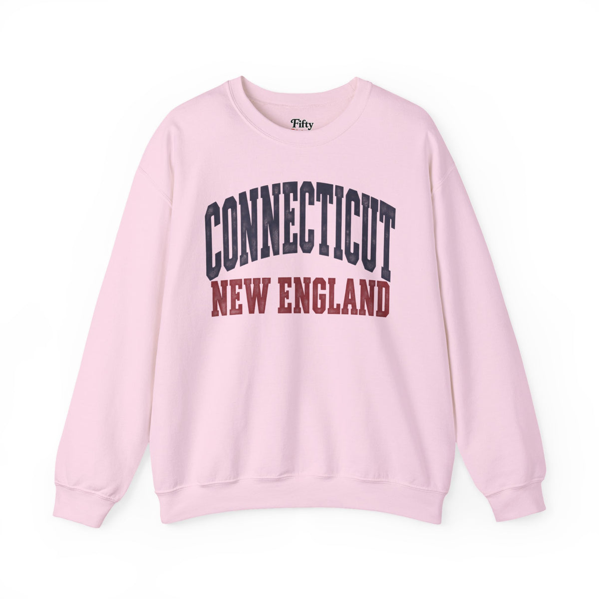 Connecticut New England Unisex Crewneck Sweatshirt State Name Graphic