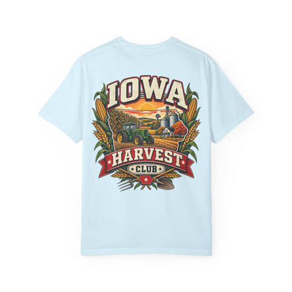 Iowa Harvest Club Unisex Comfort Color 1717 Streetwear Graphic Tee