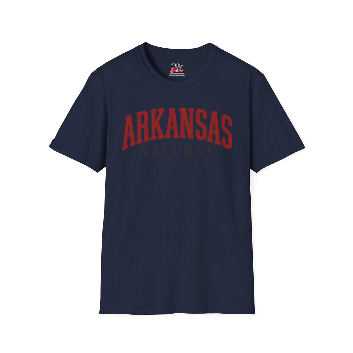 Arkansas Natural Unisex Softstyle T Shirt State Name Graphic Tee