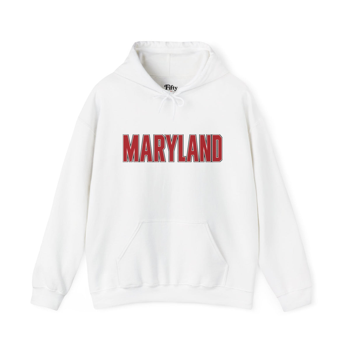 Maryland Unisex Hoodie State Name Graphic