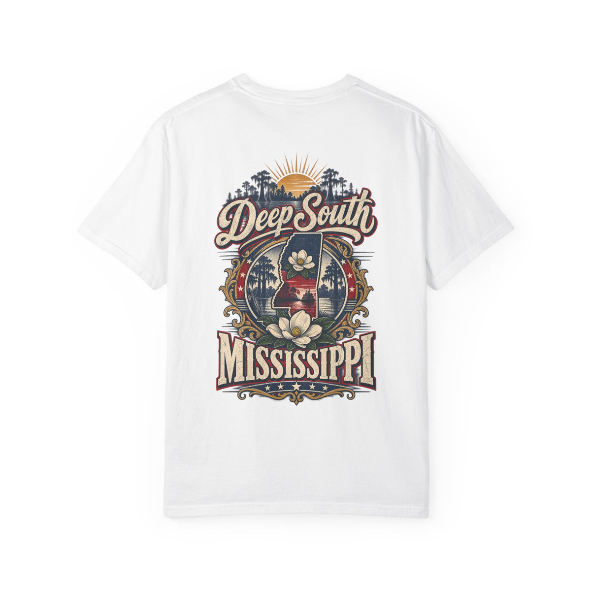 Deep South Mississippi Unisex Comfort Color 1717 Streetwear Graphic Tee