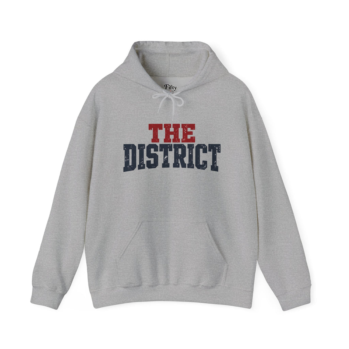 Washington DC The District Unisex Hoodie State Name Graphic
