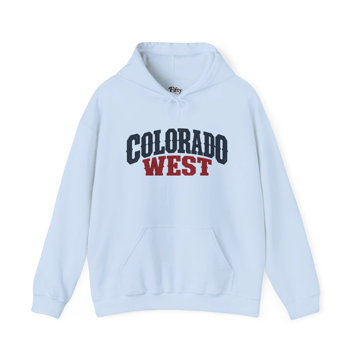 Colorado West Unisex Hoodie State Name Graphic