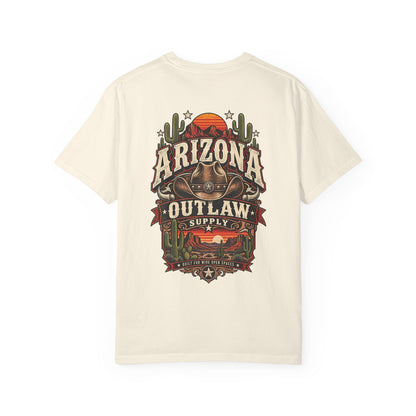 Arizona Outlaw Supply  Unisex Comfort Color 1717 Streetwear Graphic Tee