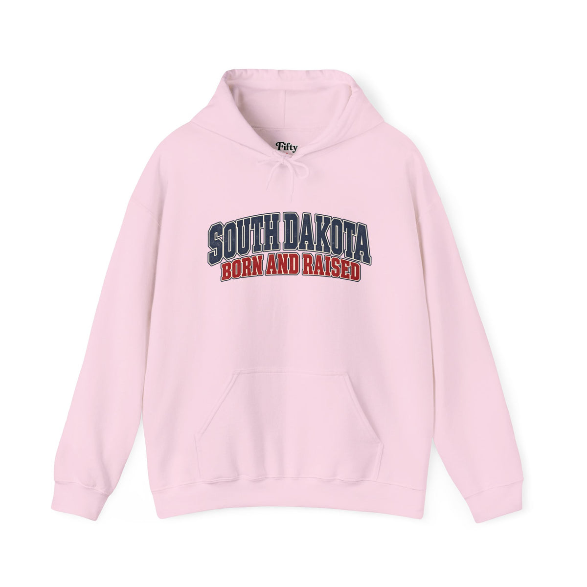 South Dakota Born and Raised Classic Collegiate Unisex Hoodie Graphic