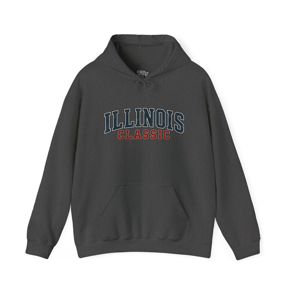 Illinois Classic Unisex Hoodie State Name Graphic