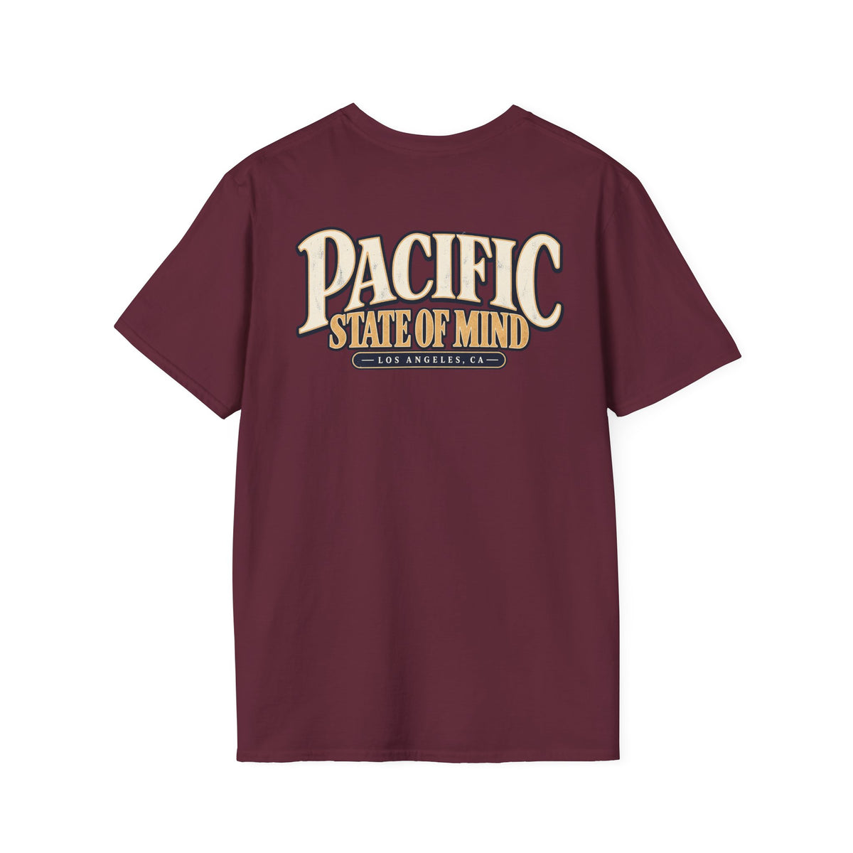 Pacific State Of Mind Los Angeles Unisex Softstyle Graphic Tee