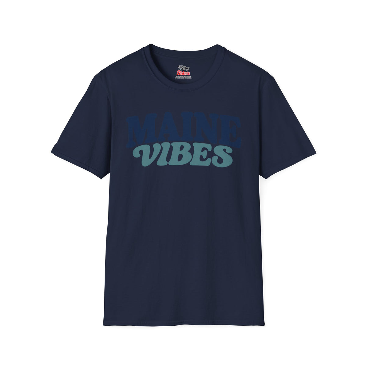 Maine Vibes Unisex Softstyle T Shirt State Name Graphic Tee