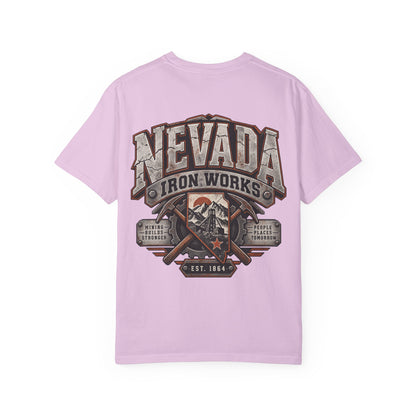 Nevada Iron Works Unisex Comfort Color 1717 Streetwear Graphic Tee