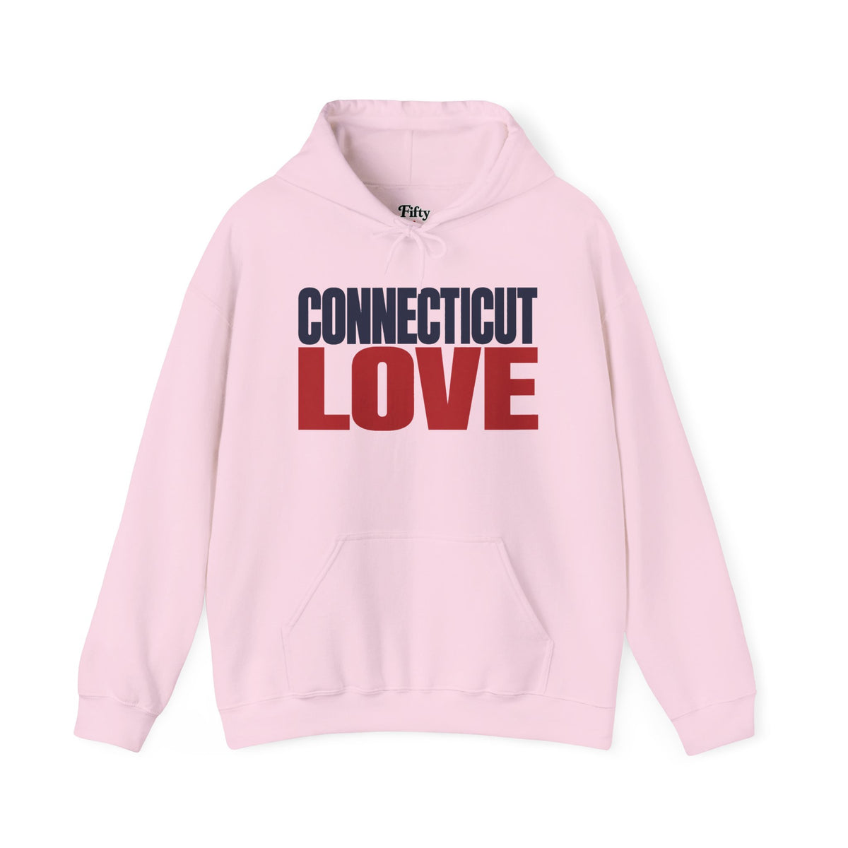 Connecticut Love Unisex Hoodie State Name Graphic