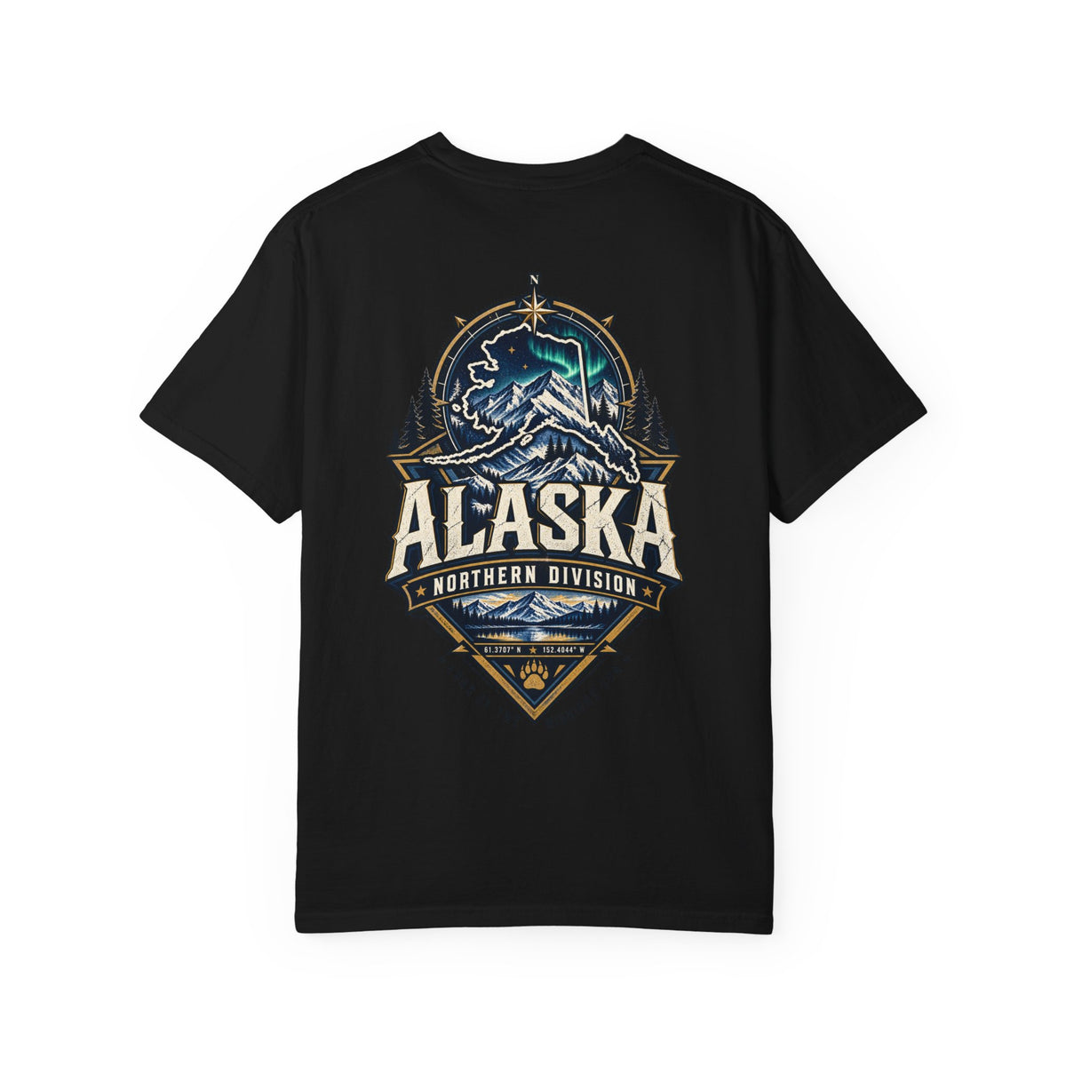 Alaska Northern Division  Unisex Comfort Color 1717 Streetwear Graphic Tee