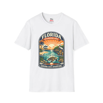 Florida Sunshine State Unisex Softstyle T Shirt State Pride Graphic Tee Collections FS03