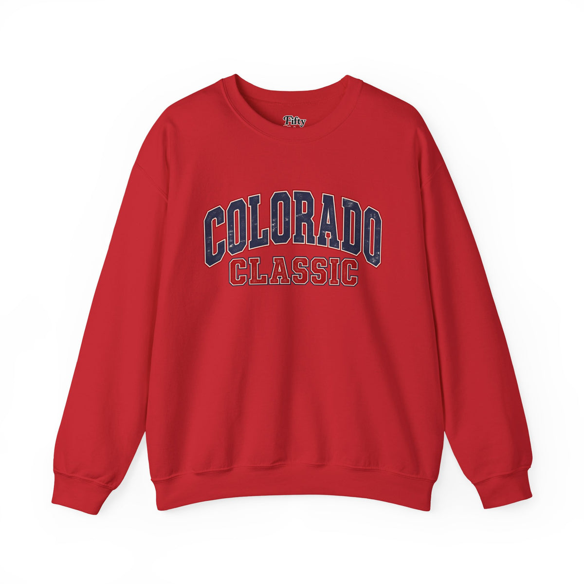 Colorado Classic Unisex Crewneck Sweatshirt State Name Graphic