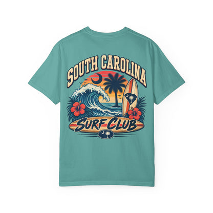 South Carolina Surf Club Unisex Comfort Color 1717 Streetwear Graphic Tee