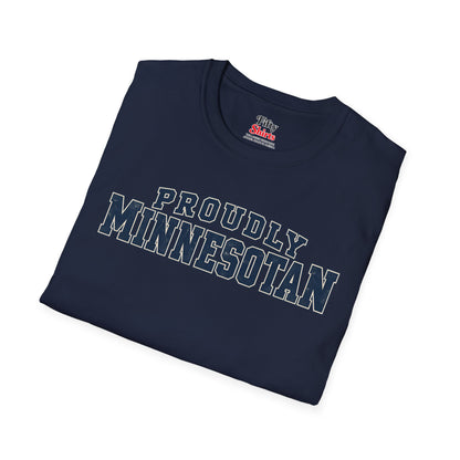 Proudly Minnesotan Unisex Softstyle T Shirt State Name Graphic Tee