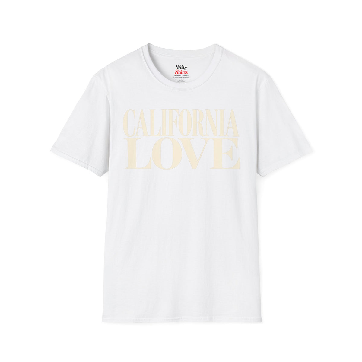California Love Unisex Softstyle T Shirt State Name Graphic Tee