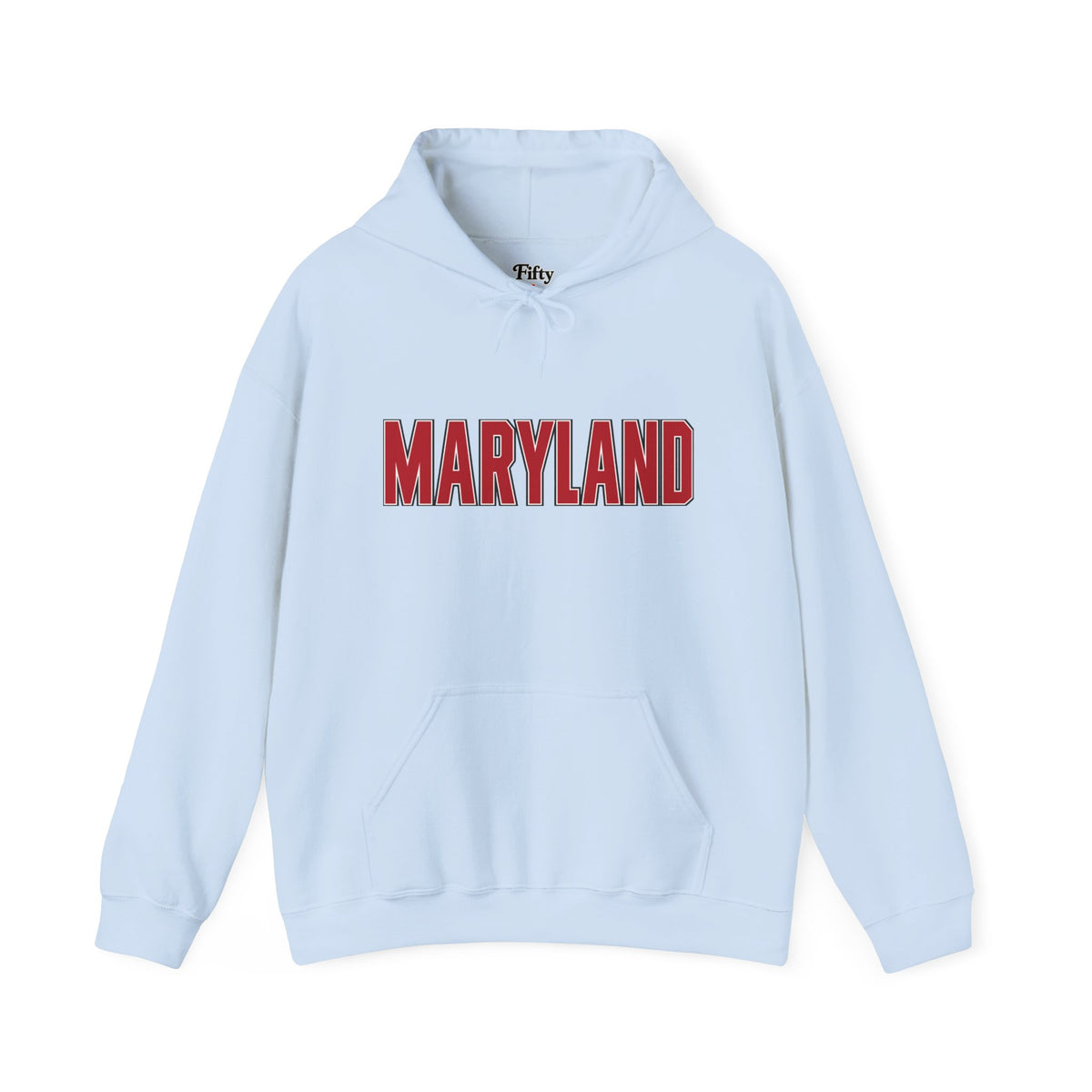 Maryland Unisex Hoodie State Name Graphic