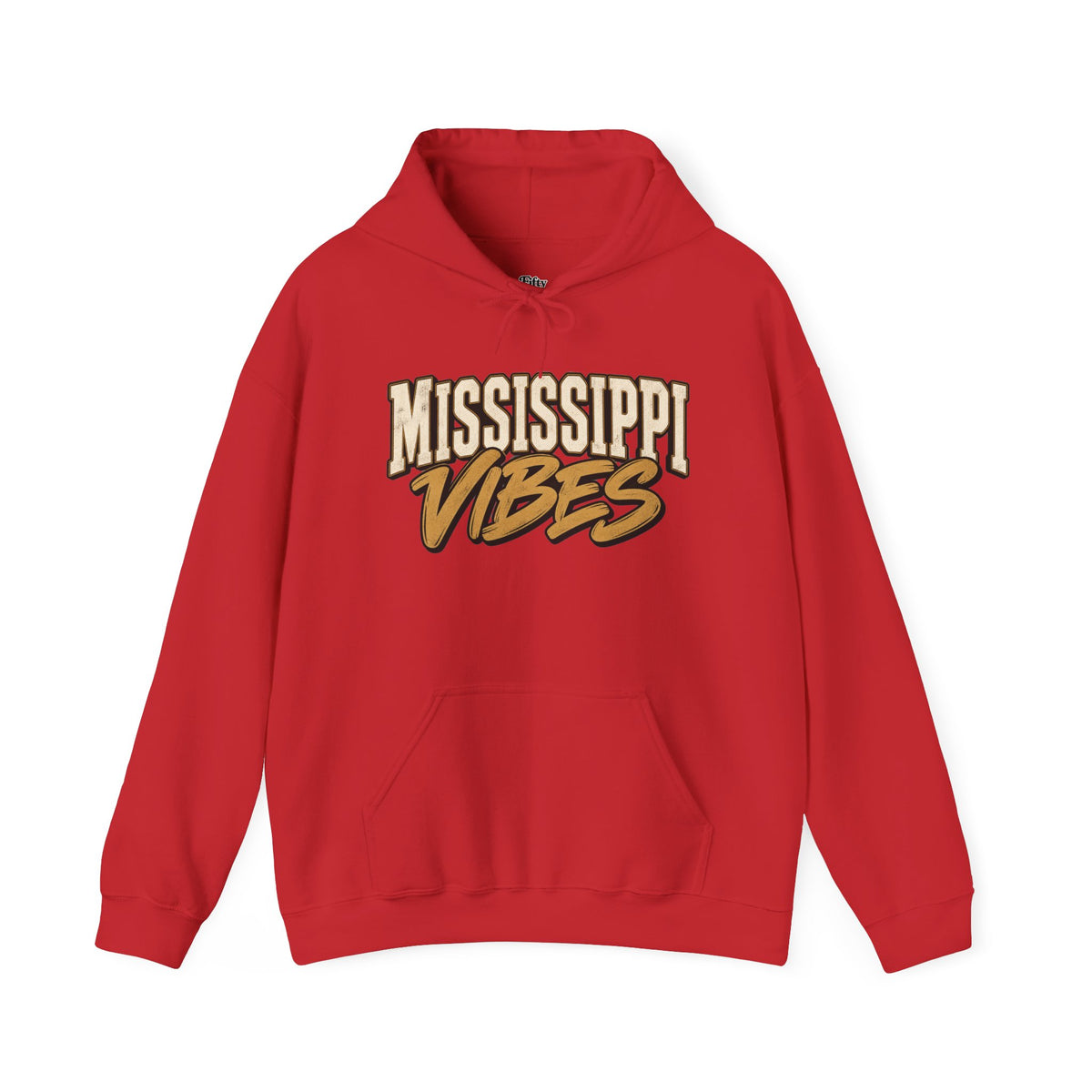 Mississippi Vibes Unisex Hoodie State Name Graphic