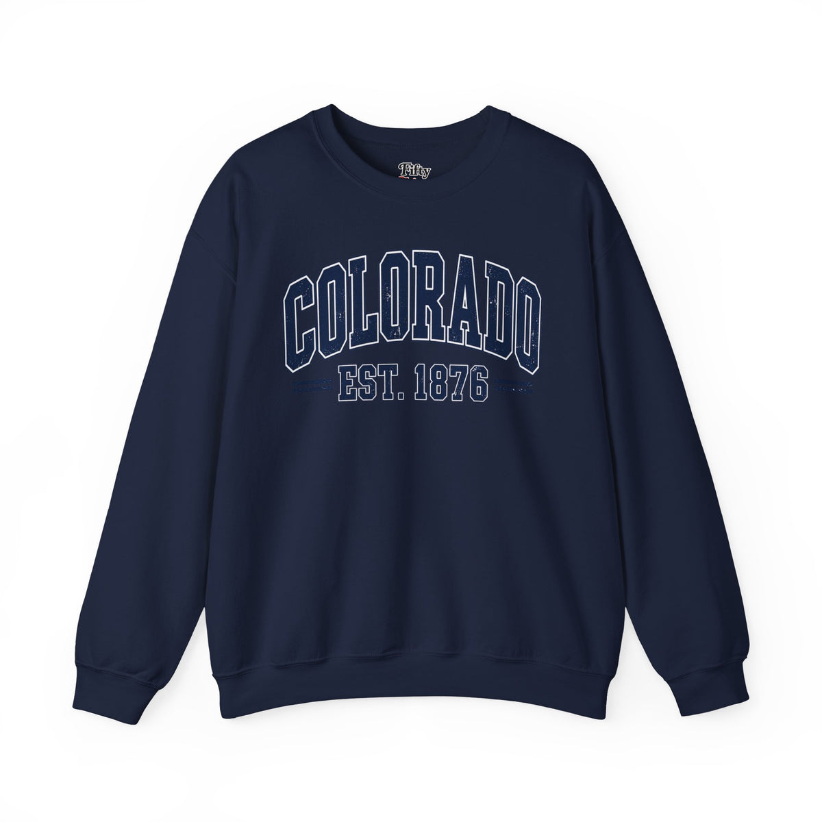 Colorado EST. 1876 Unisex Crewneck Sweatshirt State Name Graphic