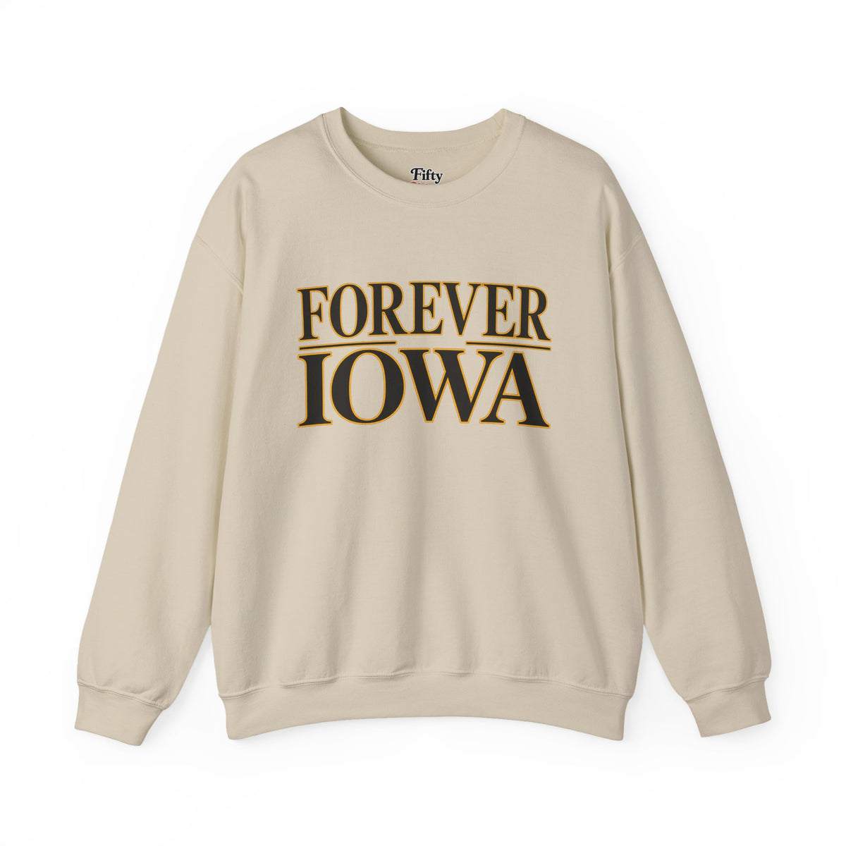 Forever Iowa Unisex Crewneck Sweatshirt State Name Graphic
