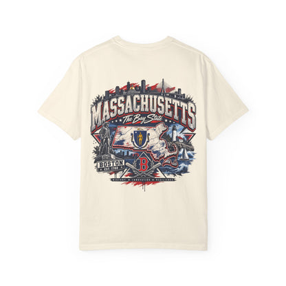 Massachusetts Street Legacy Unisex Comfort Color 1717 Streetwear Graphic Tee