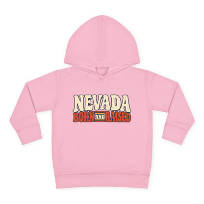 Nevada Born and Raised Retro 1970s Desert Unisex Toddler Pullover Fleece Hoodie