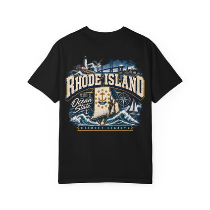 Rhode Island Street Legacy Unisex Comfort Color 1717 Streetwear Graphic Tee