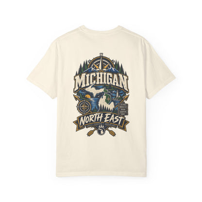 Michigan North East Unisex Comfort Color 1717 Streetwear Graphic Tee