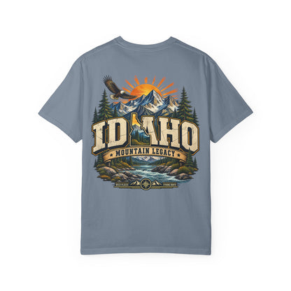 Idaho Mountain Legacy Unisex Comfort Color 1717 Streetwear Graphic Tee