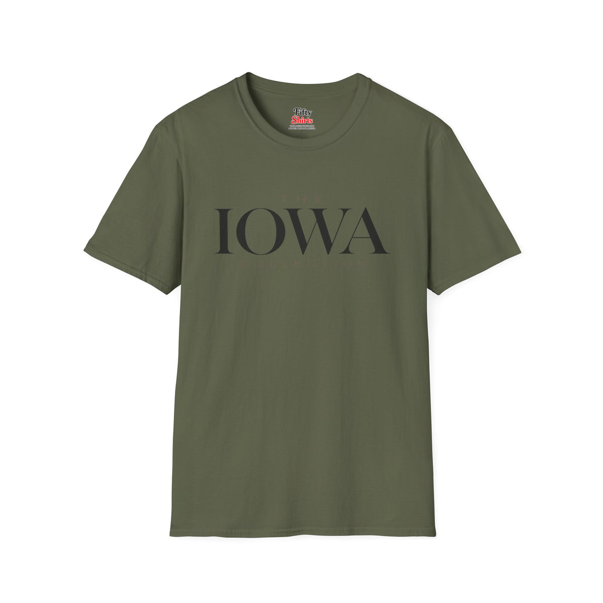 The Iowa Collection Unisex Softstyle T Shirt State Name Graphic Tee