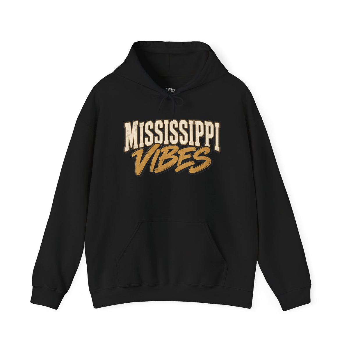 Mississippi Vibes Unisex Hoodie State Name Graphic
