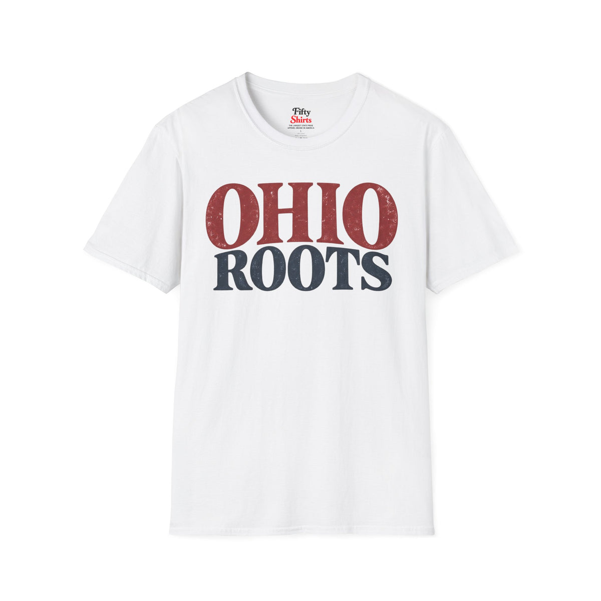 Ohio Roots Unisex Softstyle T Shirt State Name Graphic Tee