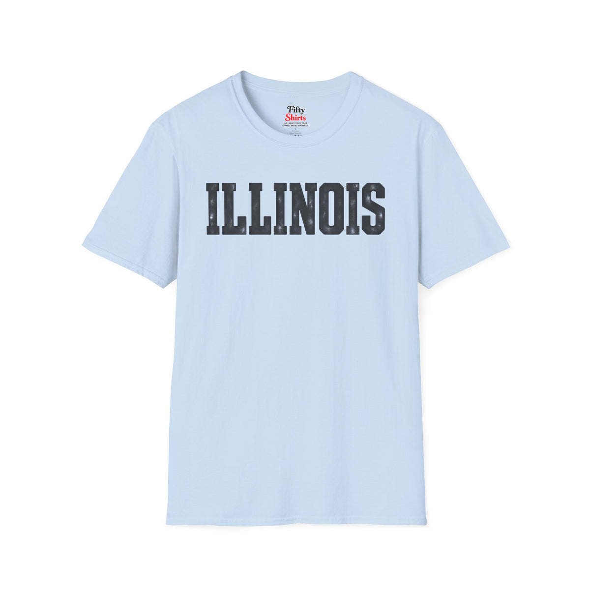 Illinois Unisex Softstyle T Shirt State Name Graphic Tee